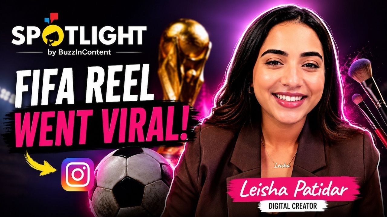 Ilustrasi leisha patidar untuk artikel Leisha Patidar dan Viral Reel Bertema FIFA