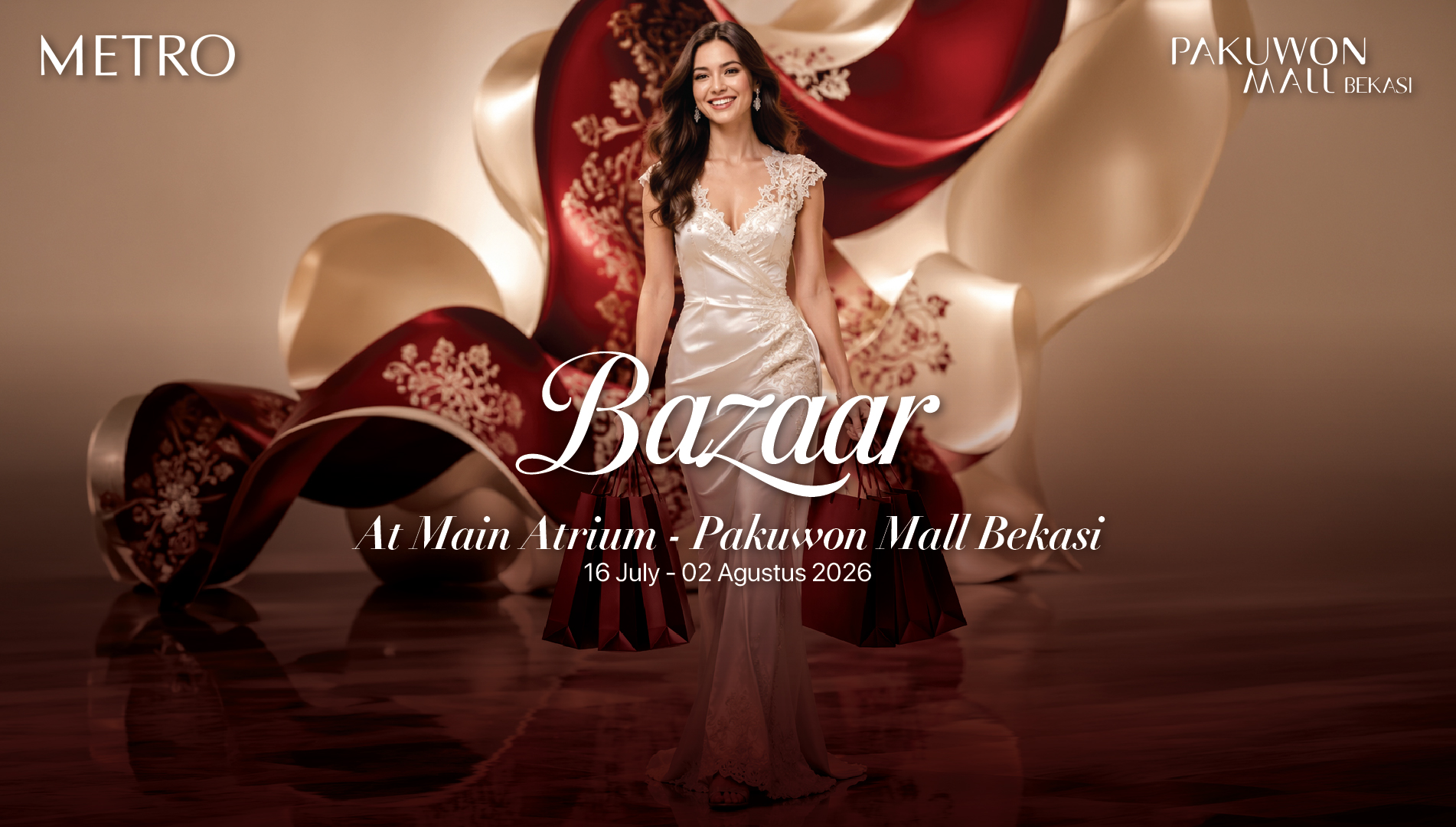 Ilustrasi metro bazaar bekasi untuk artikel METRO Bazaar Bekasi: Diskon Fashion, Beauty & Home hingga 50%