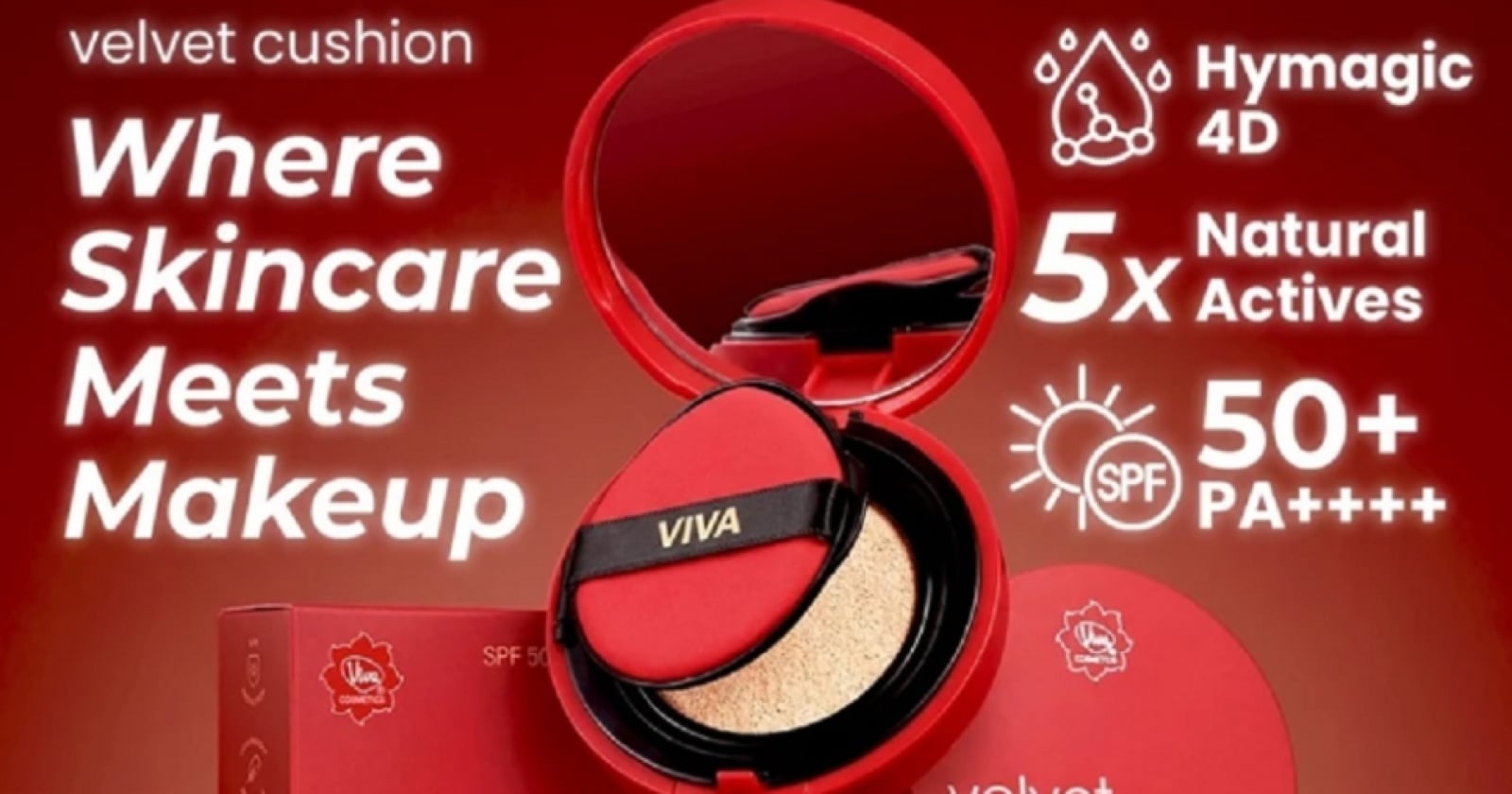 Ilustrasi viva velvet cushion untuk artikel Review Velvet Cushion Rp70 Ribuan: Hasil Flawless