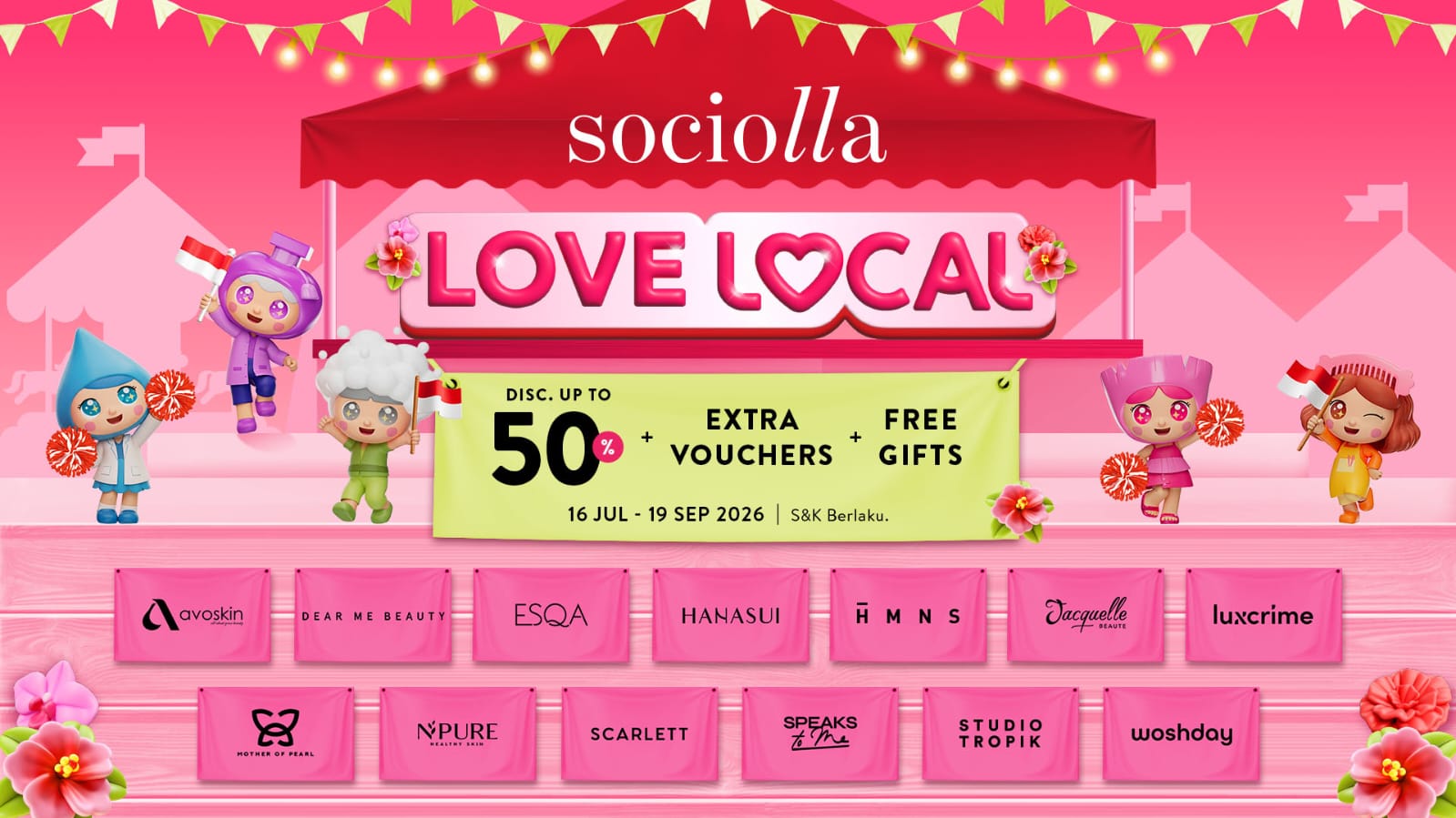 Ilustrasi 100 cantik indonesia untuk artikel 100 cantik indonesia: Sociolla Usung 100% Cantik Indonesia…